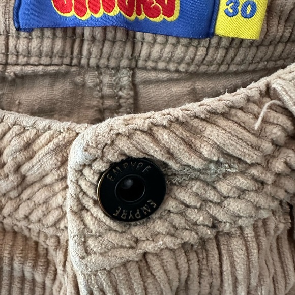 Empyre Khaki Size 30x26 Corduroy Relax Fit Pants Casual Men's - Picture 5 of 6